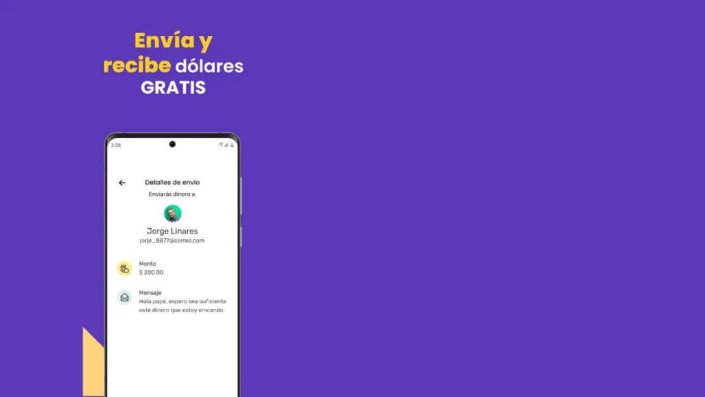 Envia y recibe dolares con Zinli